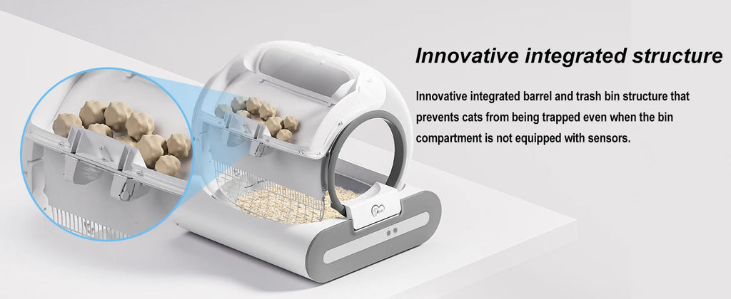 Smart Self-Cleaning Cat Litter Box with Odor Control