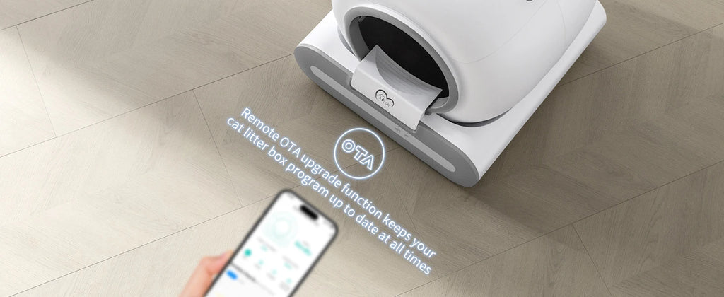 Smart Self-Cleaning Cat Litter Box with Odor Control