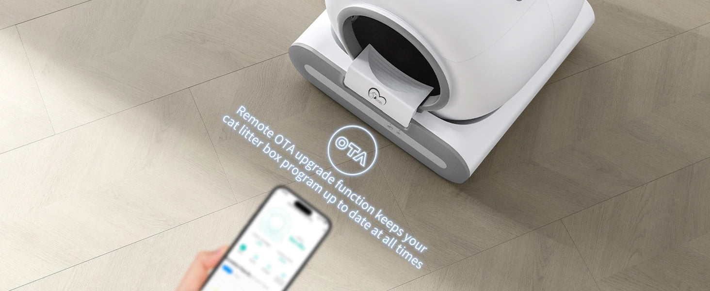Smart Self-Cleaning Cat Litter Box with Odor Control