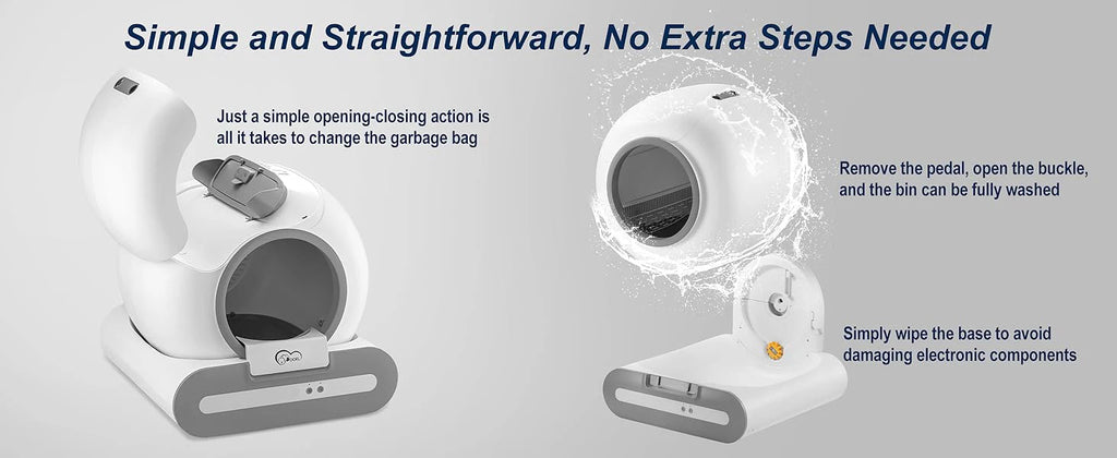 Smart Self-Cleaning Cat Litter Box with Odor Control